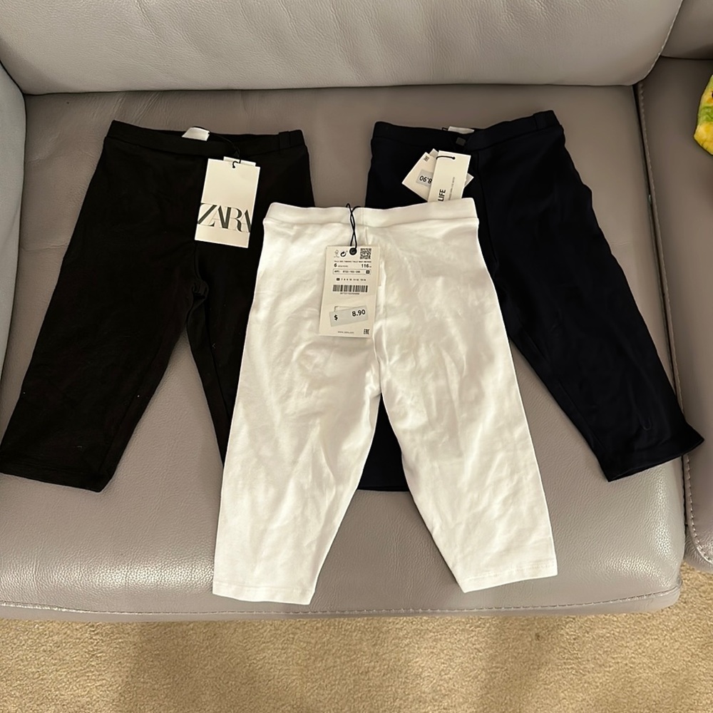 Zara girls crop leggings